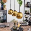 Koyoto Pendellampa, kullampa, Pendelbelysning Guld, 3-ljuskällor