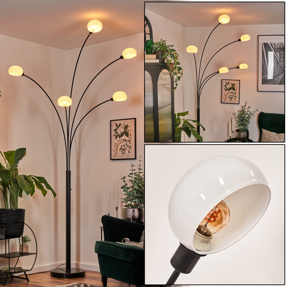 Nikkala Golvlampa Svart, 5-ljuskällor main product photo
