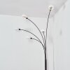 Nikkala Golvlampa Krom, Svart, 5-ljuskällor