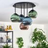 Koyoto Taklampa, kullampa 45 cm Blå, Grön, Kopparfärg, 5-ljuskällor