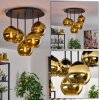 Koyoto Taklampa, kullampa 45 cm Guld, 5-ljuskällor