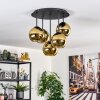 Koyoto Taklampa, kullampa 45 cm Guld, 5-ljuskällor
