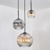 Ripoll Pendellampa, kullampa, Pendellampa Cluster Amber, Klart, Rökfärger, 3-ljuskällor
