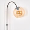 Koyoto Golvlampa Krom, Svart, 1-ljuskällor