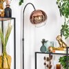 Koyoto Golvlampa Krom, Svart, 1-ljuskällor