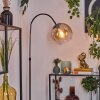 Koyoto Golvlampa, Båglampor Krom, Svart, 1-ljuskällor