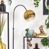 Koyoto Golvlampa Krom, Svart, 1-ljuskällor