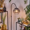 Koyoto Golvlampa Krom, Svart, 1-ljuskällor