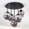 Gastor Taklampa, kullampa 45 cm Rökfärger, 5-ljuskällor