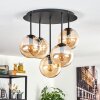 Gastor Taklampa, kullampa 45 cm Amber, 5-ljuskällor