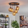 Gastor Taklampa, kullampa 45 cm Amber, 5-ljuskällor