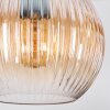 Koyoto Pendellampa, kullampa, Pendellampa Cluster Amber, Klart, Rökfärger, 5-ljuskällor