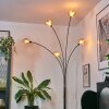 Nikkala Golvlampa Krom, Svart, 5-ljuskällor