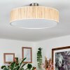 Foggia Taklampa Nickel matt, 3-ljuskällor