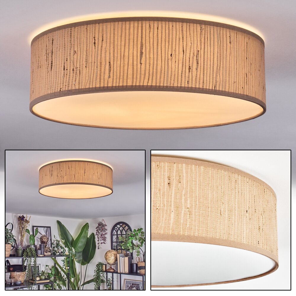 Antillo Taklampa Brun, Naturfärger, Vit, 3-ljuskällor main product photo