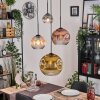 Ripoll Pendellampa, kullampa, Pendellampa Cluster Amber, Guld, Klart, Kopparfärg, Rökfärger, 4-ljuskällor