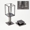 Tieva Sockellampa, gångvägslampa Svart, Silver, 1-ljuskällor