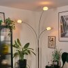 Nikkala Golvlampa Krom, Vit, 3-ljuskällor