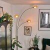 Nikkala Golvlampa Krom, Vit, 3-ljuskällor