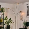 Nikkala Golvlampa Krom, Vit, 3-ljuskällor