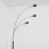 Nikkala Golvlampa Krom, Vit, 3-ljuskällor