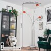 Nikkala Golvlampa Krom, Vit, 3-ljuskällor