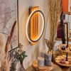 Pompu Vägglampa LED Naturfärger, Svart, 1-ljuskällor