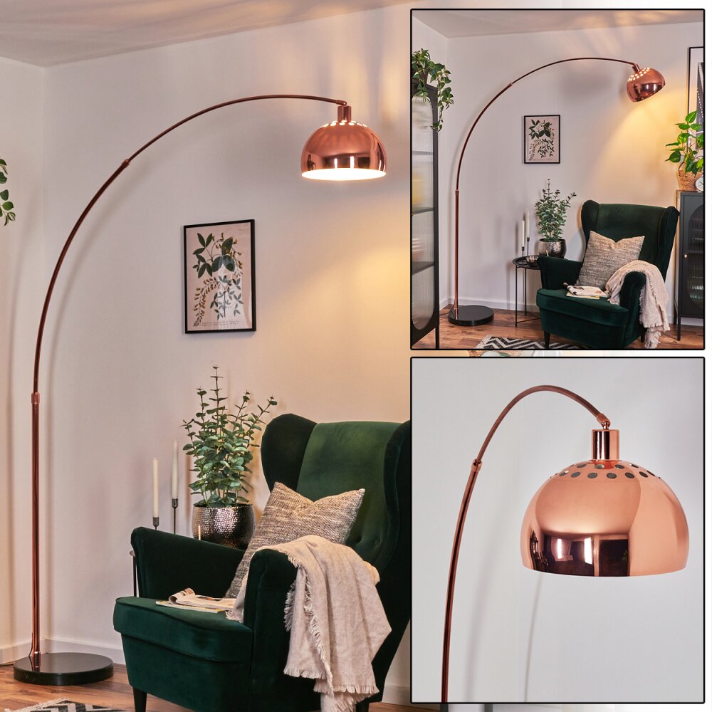Baloca Golvlampa Kopparfärg, Svart, 1-ljuskällor main product photo
