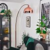 Baloca Golvlampa Kopparfärg, Svart, 1-ljuskällor