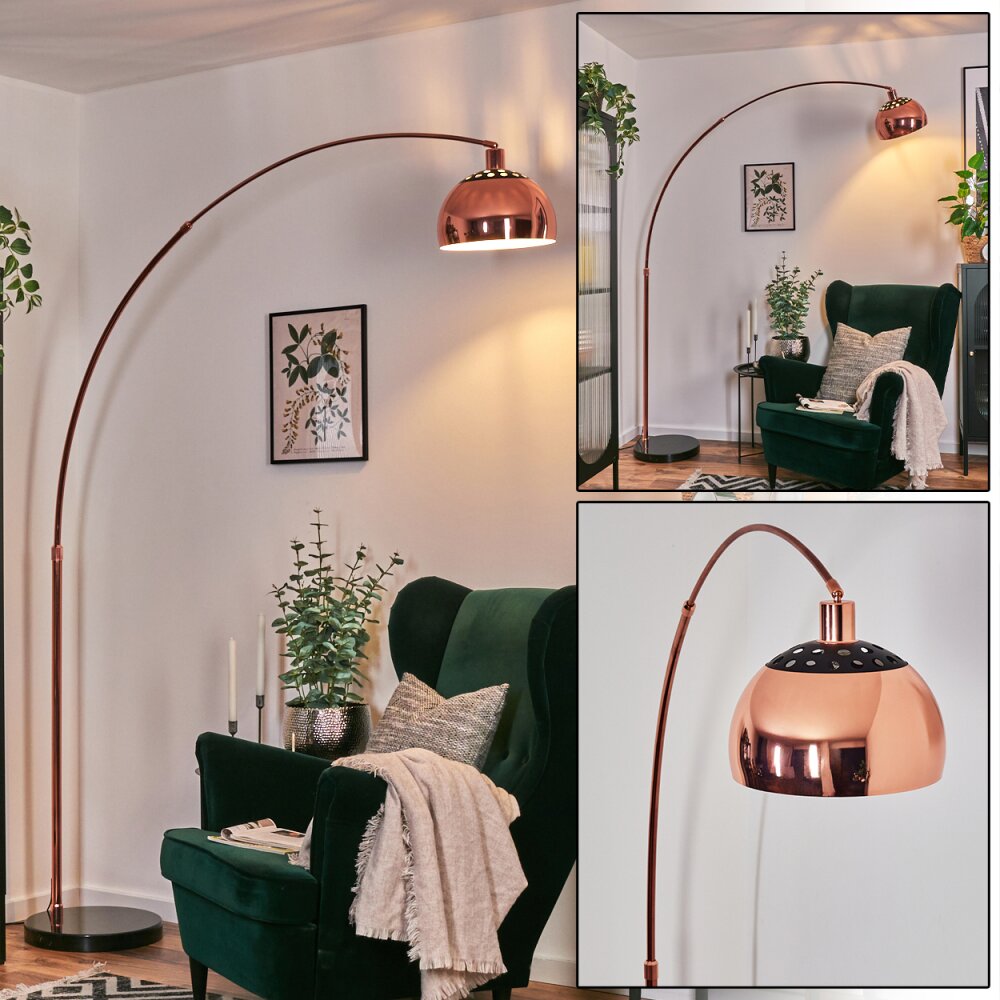 Baloca Golvlampa Kopparfärg, Svart, 1-ljuskällor main product photo