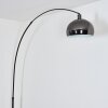Baloca Golvlampa Krom, Svart, 1-ljuskällor