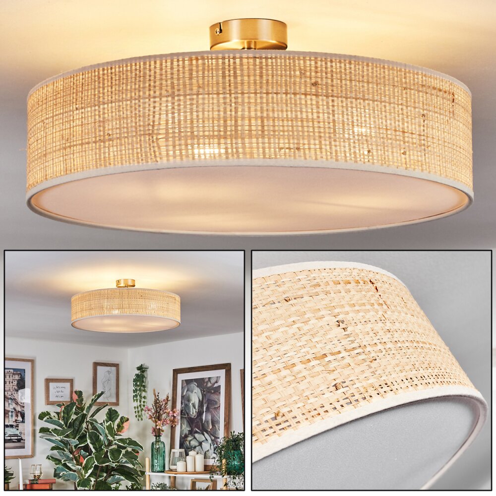 Foggia Taklampa Nickel matt, 3-ljuskällor main product photo