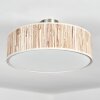 Foggia Taklampa Nickel matt, 3-ljuskällor