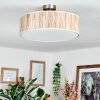 Foggia Taklampa Nickel matt, 3-ljuskällor