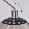 Baloca Golvlampa, Båglampor Nickel matt, Svart, 1-ljuskällor
