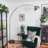 Baloca Golvlampa Nickel matt, Svart, 1-ljuskällor