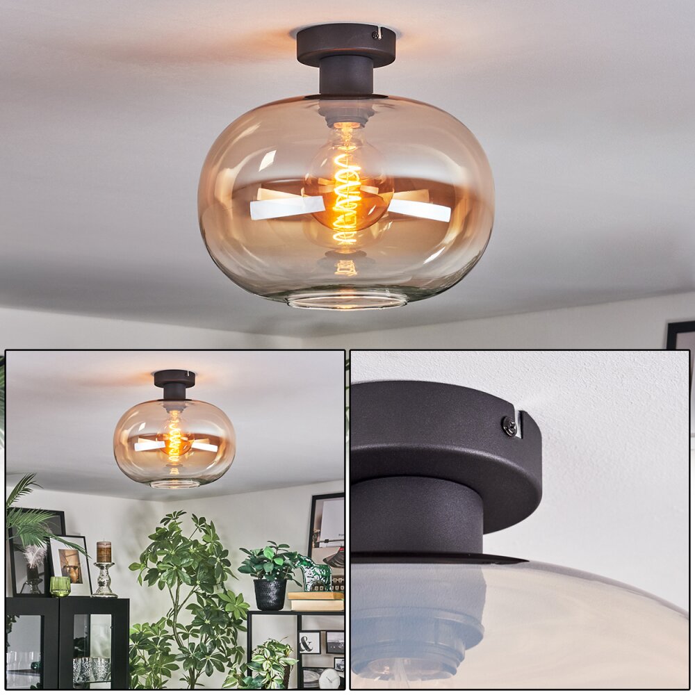 Apedo Taklampa Amber, Klart, 1-ljuskällor main product photo