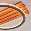 Pompu Taklampa LED Naturfärger, Svart, 1-ljuskällor