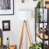Soungou Golvlampa Naturfärger, Svart, 1-ljuskällor