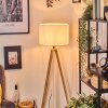 Soungou Golvlampa Naturfärger, Svart, 1-ljuskällor