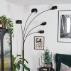 Nikkala Golvlampa Krom, Svart, 5-ljuskällor