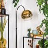 Koyoto Golvlampa Krom, Svart, 1-ljuskällor