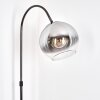 Koyoto Golvlampa Krom, Svart, 1-ljuskällor