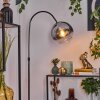 Koyoto Golvlampa Krom, Svart, 1-ljuskällor