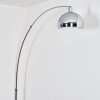 Baloca Golvlampa, Båglampor Krom, Svart, 1-ljuskällor