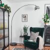 Baloca Golvlampa Krom, Svart, 1-ljuskällor
