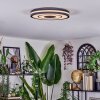 Ganor Taklampa LED Svart, Vit, 1-ljuskällor, Fjärrkontroll