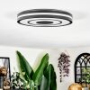 Ganor Taklampa LED Svart, Vit, 1-ljuskällor, Fjärrkontroll