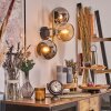 Koyoto kullampa, Vägglampa Guld, Svart, 3-ljuskällor