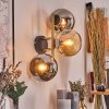 Koyoto kullampa, Vägglampa Guld, Svart, 3-ljuskällor